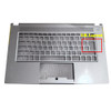 Laptop PalmRest For Maingear Element Lite Silver Upper Case UK Layout New