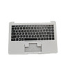 Laptop PalmRest&keyboard For MB2906067 F0008-067 White Top Case Korean KR keyboard Used