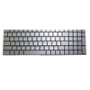 Laptop Keyboard For Azerty AZ-1509 English US With Backlit Silver New