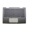 Laptop PalmRest&keyboard For Lenovo ThinkPad X1 2-in-1 Gen 9 English US 5M11P34966 5M11P35003 With Backlit FingerPrint Without Touchpad WLAN Grey New