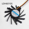 Cooling Fan LDH6012S DC12V 0.17A 3PINS 55MM 35MM-35MM-27MM New