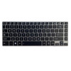 Laptop Keyboard For Toshiba Tecra Z40-A Z40-A-13T Z40-A-15E Z40-A-15F Z40-A-15N Z40-A-167 Z40-A-17E Z40-A-17G English US Black With Silver Frame Without Backlit&Pointing New
