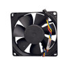 Cooling Fan PF80201V1-000U-S99 DC12V 3.42W 8CM 4PIN New