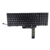Laptop Three-zone RGB Backlight Keyboard For CLEVO P750DM P750DM2 P750DM2-G P750DM-G P750TM P750TM1 P750TM1-G P750TM-G P750ZM P750ZM-G United States US Double-row Wiring Black New