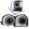 Laptop CPU GPU Fan For Mifcom SG6 i7 - GTX 1070 Ultimate P955ER DC5V 0.5A 4PIN A Pair New
