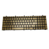 Laptop Keyboard For Tongfang GK7MP5R Colourful Backlit English US Gold No Frame New