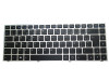 Laptop Keyboard For CLEVO P640HJ P640HK1 P640RE P640RF P641HJ P641HK1 P641RE P641RF N230WU N232WU French FR Silver Frame And Backlit 