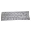 White Laptop Backlit Keyboard For BTO 17CL75 GTX1060 PA71HP6 Japanese JP With White Frame New