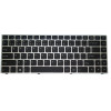 Laptop Backlit Keyboard For BTO X·BOOK 14CL76 P641RE Lithuanian LT Black With Silver Frame New