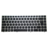 Laptop Backlit Keyboard For BTO U·BOOK 14CL76 14CL834 N141WU Swiss SW Black With Silver Frame New