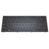 Laptop Backlit Keyboard For BTO U·BOOK 14U1034 N141CU English US Black With Brown Frame New