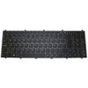 Laptop Keyboard For BTO P•Book 15CL54 GT850M W650SJ Danish DM Black With Gray Frame New