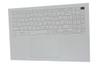 Laptop White PalmRest& White Keyboard For LG 16Z90P-G.AA55Y 16Z90P-G.AA56A3 16Z90P-G.AA56H Korean KR With Touchpad New