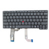 Laptop Keyboard For Lenovo ThinkPad X13 Gen 6 English US Gray With Backlit Without Frame New