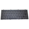 Laptop Keyboard For Monster Huma H3 V1.1 United Kingdom UK Black With Backlit Gray Frame New