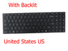 Laptop Keyboard MB3307002 HK330-7A1 United States US Black Without Frame With Backlit