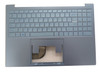 Laptop PalmRest&keyboard For MB3303003 F0062-003 XU160 Blue Top Case United States US Blue keyboard Used