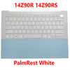 Laptop PalmRest&White Keyboard For LG 14Z90R 14Z90R-G 14Z90R-K 14Z90R-N 14Z90R-Q 14Z90RS 14Z90RS-G 14Z90RS-K English US White With Touchpad New