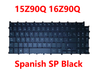 Laptop Backlit Keyboard For LG 20B8B-UKKT0120B8FK03SPA00 Spanish SP Black No Frame New