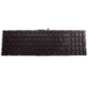 Black New Laptop Backlit Keyboard Red Word For Digital storm For Equinox 15 inch Farsi FS No Frame
