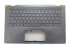 Laptop PalmRest&Keyboard For ASUS Zenbook Flip 14 UM462 UM462D UM462DA Silver Top Case With Backlit United States US Keyboard