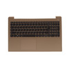 Laptop PalmRest&keyboard For Lenovo IdeaPad 3-15ITL6 3-15ALC6 English US 5CB1B84527 Upper Case With Backlight Touchpad Apricot New