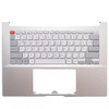 Laptop PalmRest&keyboard For ASUS Vivobook X7400P X7400PA X7400PC Silver Top Case With Backlit White Bulgaria BG keyboard
