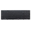 Laptop Keyboard For SiComputer Nauta P1606 English US With Black Frame With AI button Without Backlit paper Black New