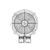 Cooling Fan For Ebmpapst W3G350-TN01-30 AC230V 50/60Hz 1.35A 1475RPM 165W New