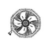 Cooling Fan For Ebmpapst W3G800-NS26-73 AC400V 50/60Hz 930RPM 1570W 2.5A 42.4kg 80CM New