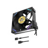 Cooling Fan For TCOMAS FC700 PRO Black Opposite Leaves DC12V 0.5A 6W 12CM 4PIN New