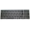 Laptop Keyboard For CLEVO N960KP N960KR N960SC N960SD N960SDS N960SF N960SF1 N960TC N960TD N960TF N970TC N970TF German GR Black With Silver Frame New