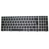 Laptop No Backlit Keyboard For CLEVO PD70SND PD70SND (-D)(-G) PD70SND-D PD70SND-G PD70SNE PD70SNE-D PD70SNX (-D)(-G) PD70SNX-G German GR Black Silver Frame New