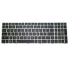 Laptop Backlit Keyboard For CLEVO V150RNC V150RNC-G V150RND V150RND-G V150RNE V150RNE_D_C(-G) V150RNE-G V150RNX V150RNX-G United States US With Silver Frame New