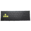 Black New Laptop Monochrome Backlit Keyboard Limited Edition For MSI Crosshair 15 B12U B12UEZ B12UGZ B12UGSZ English US No Frame