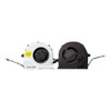 Laptop GPU Cooling Fan For DFS561406FL0T FJ6G DFS561406FL0T-FJ6G DC5V 0.5A 3-wire New