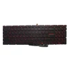 Black New Laptop No Backlit Keyboard Red Word For MSI CX62 2QD 6QD 6QL 7QL Hebrew HB No Frame
