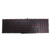 Black New Laptop No Backlit Keyboard Red Word For MSI GT62VR 6RD 6RE 7RD 7RE Italian IT No Frame