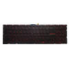 Black New Laptop No Backlit Keyboard Red Word For MSI GF75 Thin 8RC 8RCS 8RD 8SC Bulgaria BG No Frame
