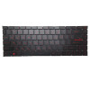 Black New Laptop Red Backlit Keyboard Red Word For MSI Bravo 15 B7E B7ED Korean KR No Frame