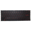 Black New Laptop Red Backlit Keyboard Red Word For MSI GF65 Thin 9SD 9SE 9SEX 9SEXR Traditional Chinese TW No Frame