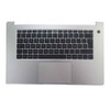 Laptop PalmRest&keyboard For HONOR MagicBook X 15 2022 BDR-WFH Silver Top Case French FR Black keyboard With Touchpad