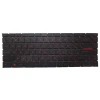 Black New Laptop Red Backlit Keyboard Red Word For MSI Thin 15 B13U B13UC B13UCX Traditional Chinese TW No Frame