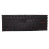 Black New Laptop No Backlit Keyboard Red Word For MSI Bravo 15 B5D B5DD B5E B5ED B5ED-020US MS-158K Arabia AR No Frame