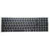 Laptop Keyboard For Gigabyte P37K P37K V3 P37X V4 P37X V5 P37X V6 P37X V6-PC4D P37X V6-PC4K4D United Kingdom UK/GB With Silver Frame And Backlit New