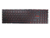 Black New Laptop Backlit Keyboard Red Word For MSI PE72 7RD 7TH 8RC 8RD Czech/Slovakian CS No Frame