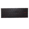 Black New Laptop No Backlit Keyboard Red Word For MSI Thin A15 B7V B7VE B7VF B7VF-256US B7VF-053XCZ Nordic NE No Frame