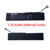 Laptop Battery For CLEVO NS70AU NS70HU NS70MU NS70PU NS71AU NS71MU NS71PU 7.7V 36Wh 4675mAh 9PIN 9-Lines New