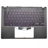 Laptop PalmRest&keyboard For ASUS ROG Zephyrus G14 GA402R GA402RK GA402RJ Gray Top Case Black United States US keyboard With Backlit Used