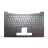 Used Laptop Palmrest&Keyboard For MB3501032 XK+HS287 XK-HS287 F0006-032 PRIDE-K4532 United States US Monochrome Backlit Keyboard Silver 95% New